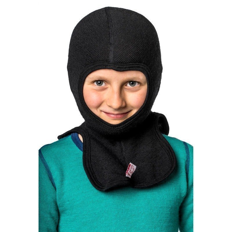 Woolpower Kids Balaclava 200 110 Pirate Black