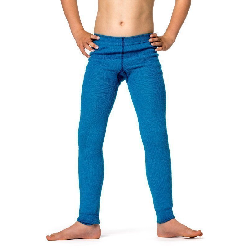 Woolpower Kids Long Johns 200 86/92 Dolphine Blue