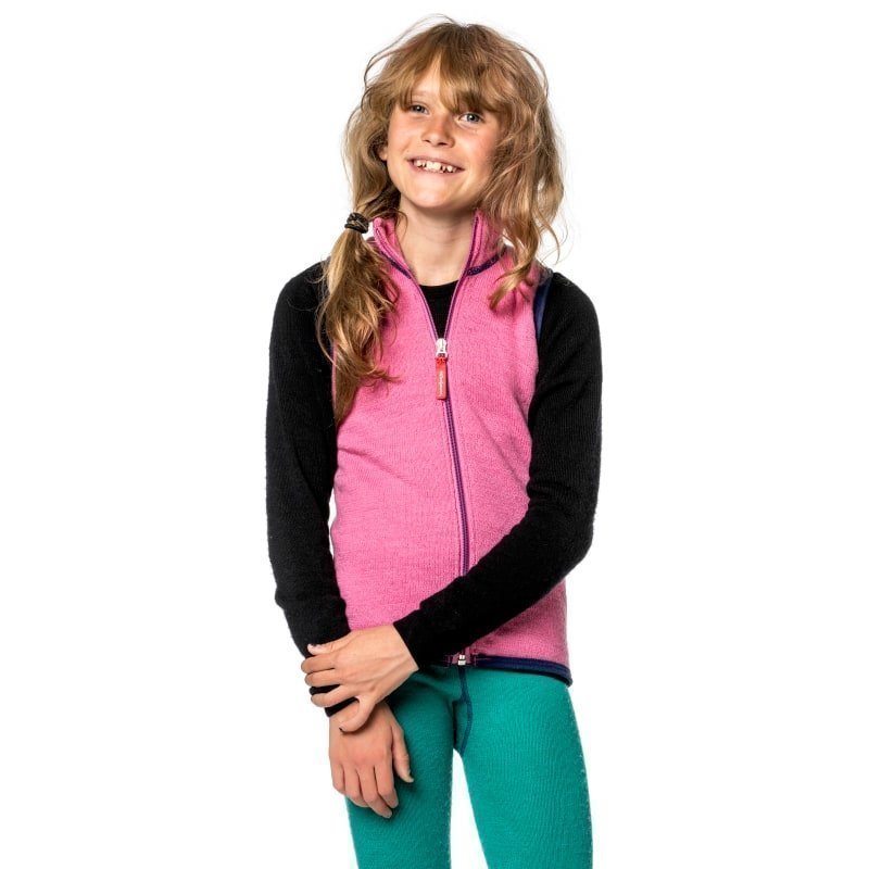 Woolpower Kids Vest 400 122-128 Sea Star Rose
