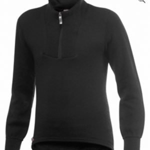 Woolpower Kids Zip Turtleneck 200 98-104 Pirate Black