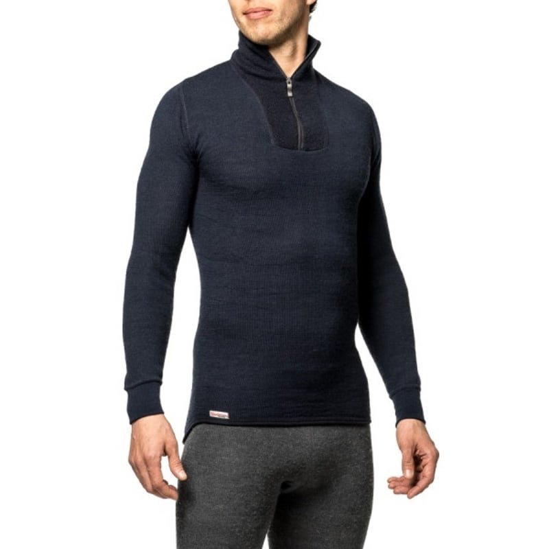 Woolpower Zip Turtleneck 200 L Dark Navy