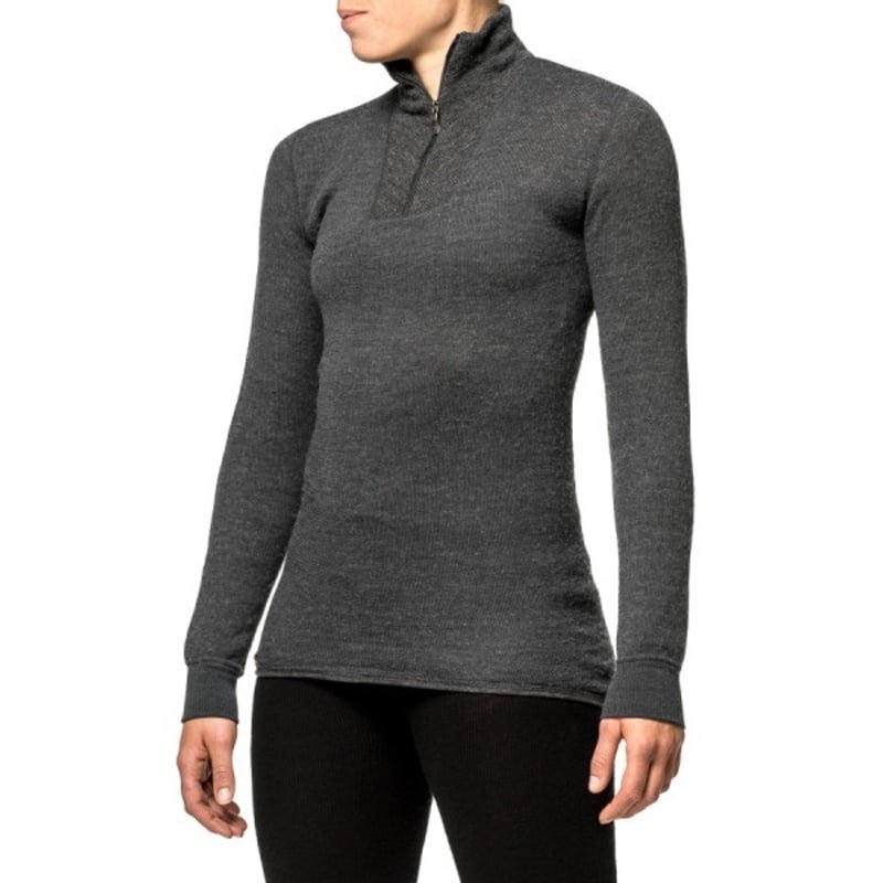 Woolpower Zip Turtleneck 200 L Grey