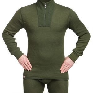 Woolpower Zip Turtleneck 200 vihreä