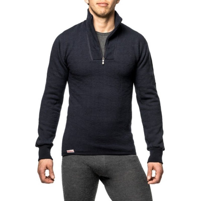 Woolpower Zip Turtleneck 400 L Dark Navy