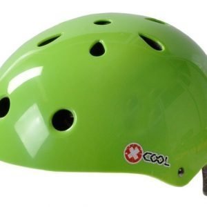 X-Cool vihreä pyöräilykypärä säätöpannalla