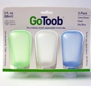 humangear GoToob 60 ml 3 Pack tuubi nesteille